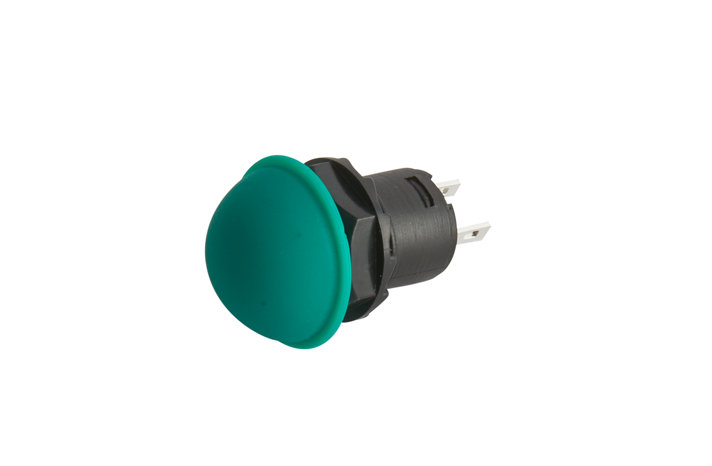 Bouton vert on/off avec protection GRABO