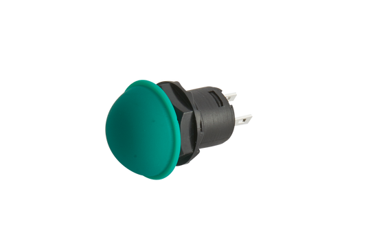 Bouton vert on/off avec protection GRABO