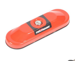 Antivol bull lock oval avec support pour porte côté - MATADOR